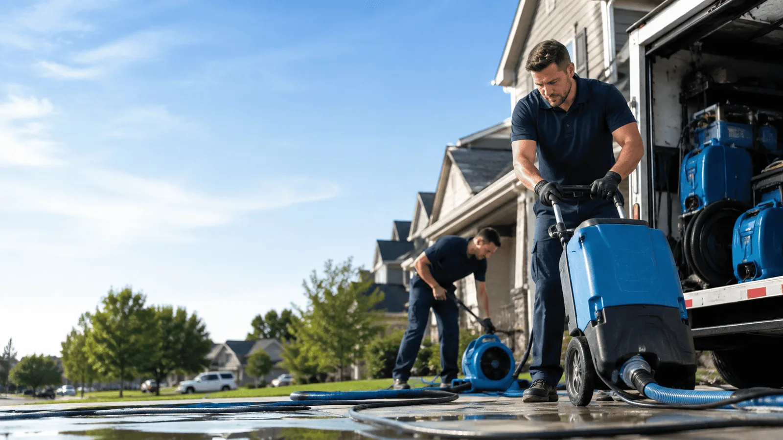 Dehumidification being performed in Trout Creek, NY